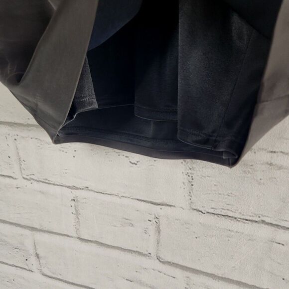 David Meister Women's Solid Black Lined Ruched Side Sheath Dress Size 8 LBD - Picture 9 of 11